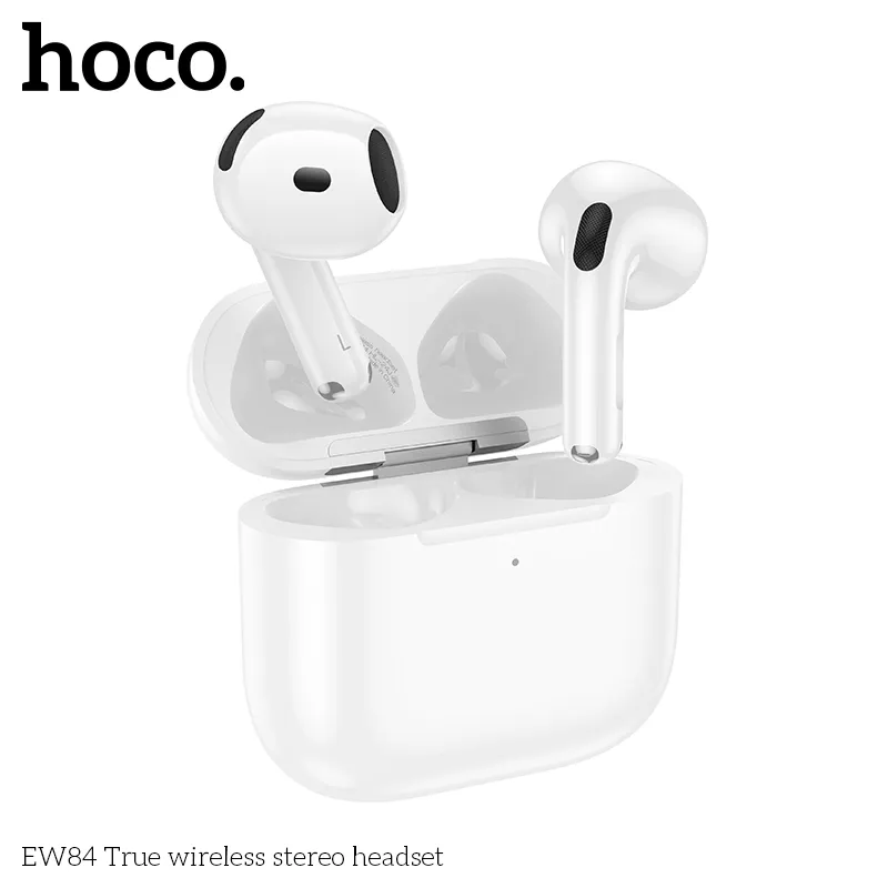 Đóng gói chuẩn, hộp sạc 300mAh tiện lợi Tai Nghe Hoco EW84