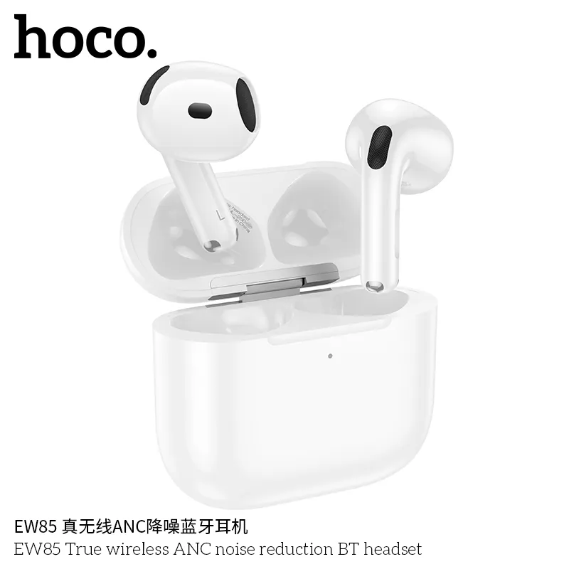 Thiết kế tai nghe Bluetooth TWS Hoco EW85 sang trọng, vừa vặn tai người dùng