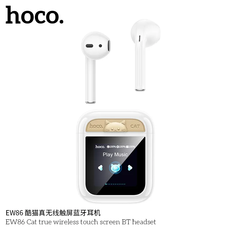 Trải nghiệm âm thanh tai nghe Hoco EW86 với màn hình cảm ứng thông minh