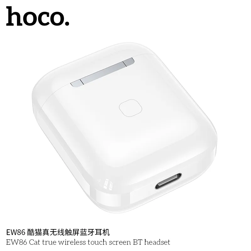 Tai nghe Hoco EW86 có màn hình hiển thị mức pin và thời gian sử dụng chính xác