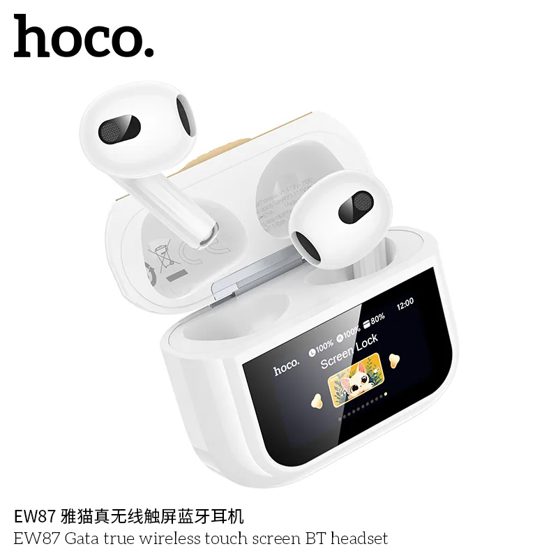 Thiết kế tai nghe Bluetooth Hoco EW87 trẻ trung, hiện đại, vừa vặn tai
