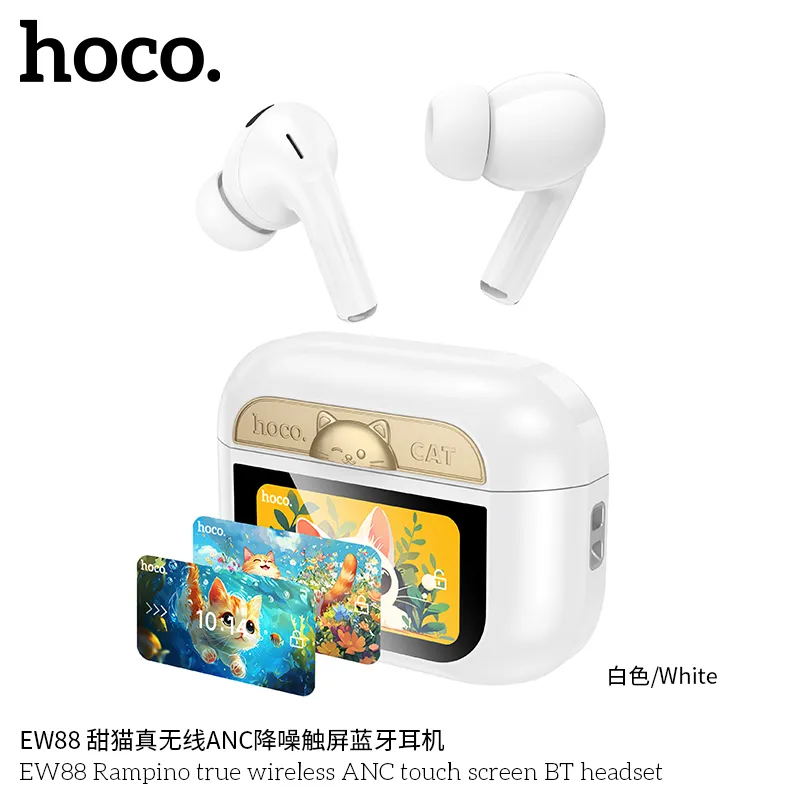 Tai nghe Bluetooth TWS Hoco EW88 Rampino ANC cảm ứng thiết kế nhỏ gọn hiện đại