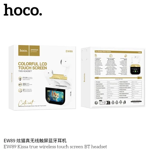 Tai Nghe Bluetooth TWS Hoco EW89 Kissa Cảm Ứng