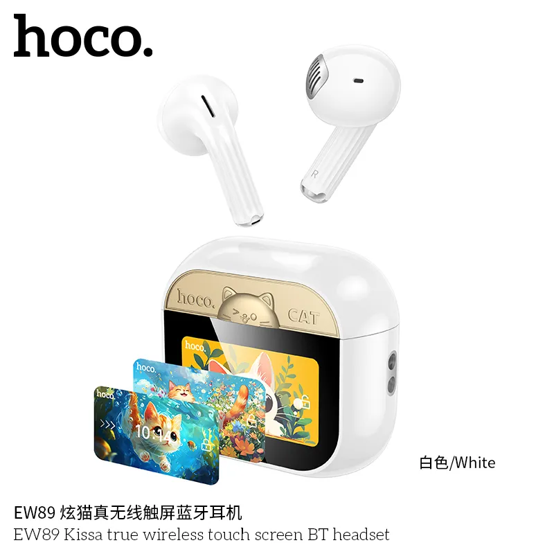 Tai nghe Bluetooth TWS Hoco EW89 Kissa cảm ứng thiết kế hiện đại, âm thanh chất lượng cao