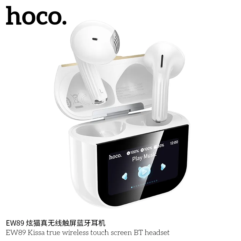 Tai nghe Bluetooth Hoco EW89 Kissa thiết kế nhỏ gọn, sang trọng và tiện lợi