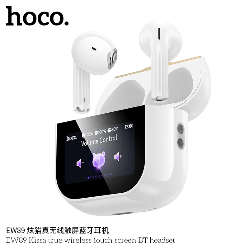 Tai nghe Bluetooth TWS Hoco EW89 Kissa chức năng cảm ứng thông minh, kết nối Bluetooth 5.4 ổn định