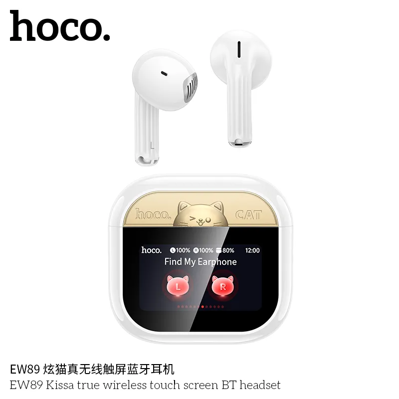 Trải nghiệm nghe nhạc, gọi thoại mượt mà với tai nghe Hoco EW89 Kissa siêu nhạy