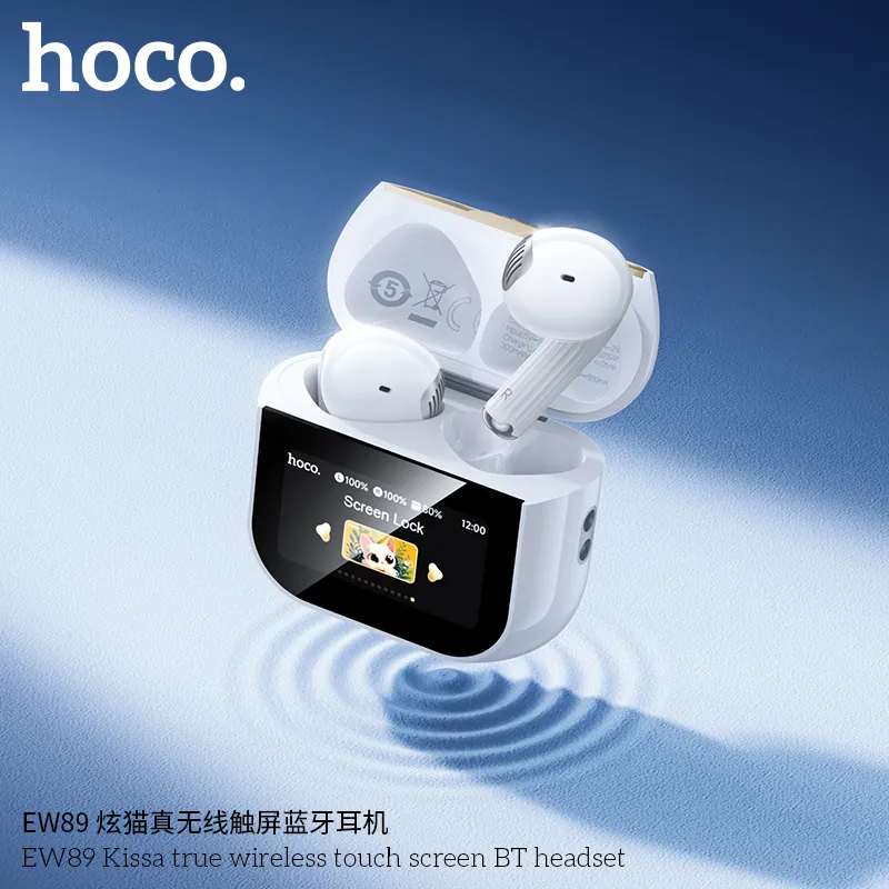 Đóng gói tai nghe Hoco EW89 Kissa gọn nhẹ, đầy đủ phụ kiện đi kèm