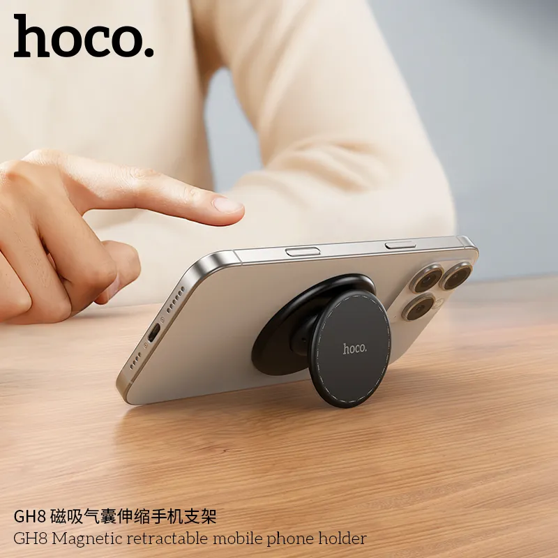 Giá Đỡ Hoco GH8 công năng từ tính mạnh mẽ, giữ chắc điện thoại khi di chuyển
