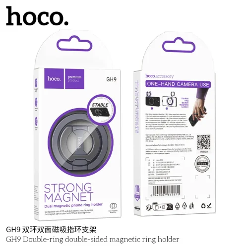 Giá Đỡ Hoco GH9 Nhẫn từ tính đôi