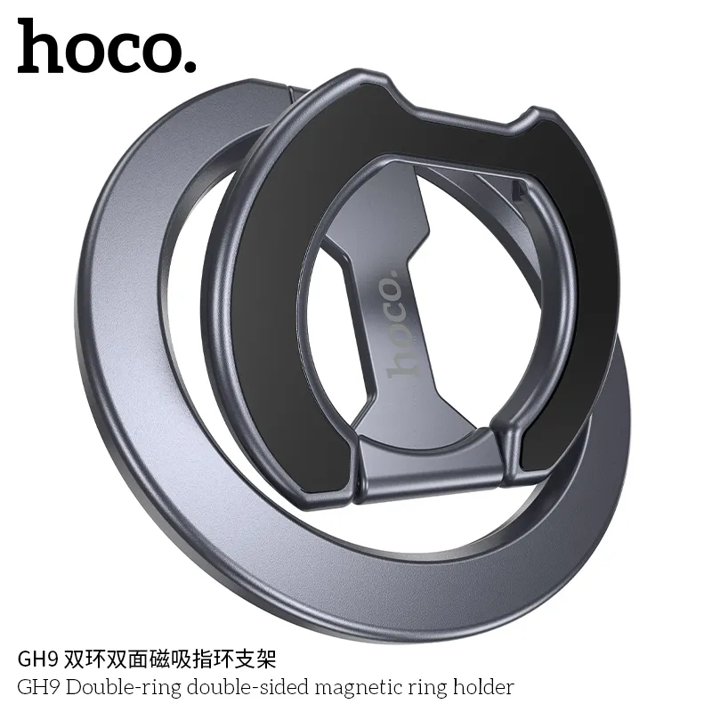 Giá Đỡ Hoco GH9 Nhẫn từ tính đôi thiết kế nhỏ gọn bằng hợp kim nhôm