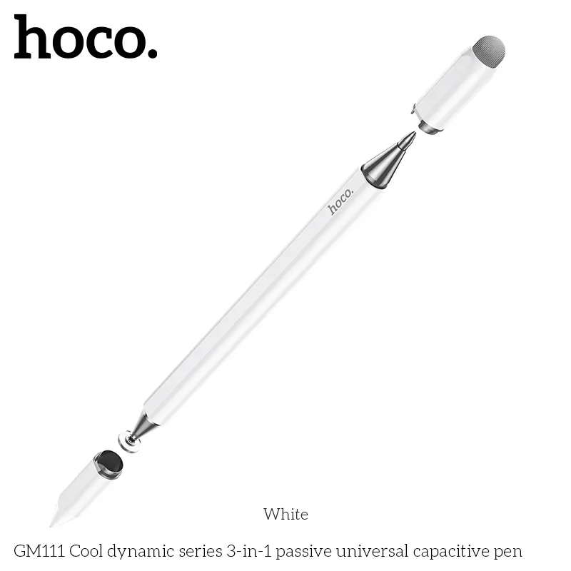 Bút Cảm Ứng 3 Trong 1 Hoco GM111 Cool Dynamic Passive – thiết kế hiện đại, bền bỉ phù hợp mọi thiết bị