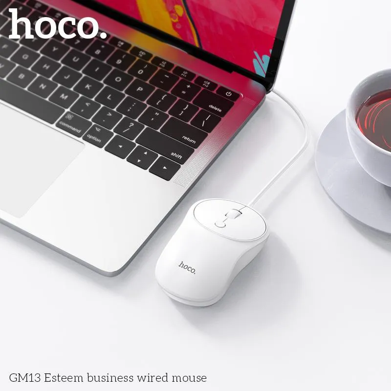 Chuột Có Dây Hoco GM13 Esteem Business công năng đa dạng, thao tác mượt mà