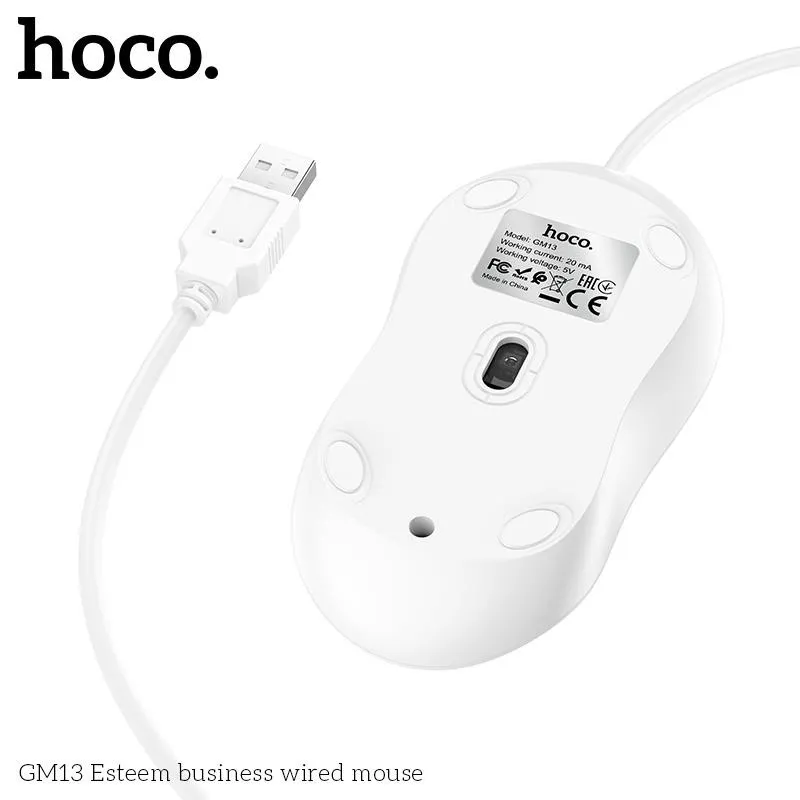 Trải nghiệm Chuột Có Dây Hoco GM13 Esteem Business nhanh nhạy với DPI điều chỉnh