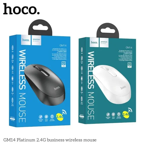 Chuột Không Dây Hoco GM14 Platinum 2.4G Business