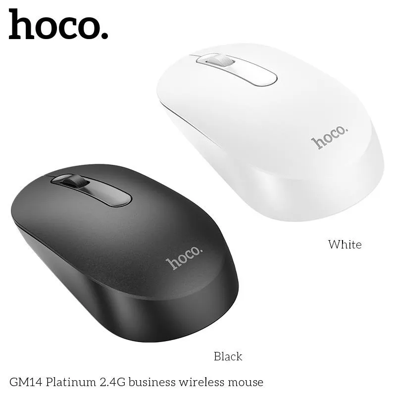 Chuột Không Dây Hoco GM14 Platinum 2.4G Business thiết kế hiện đại, màu sắc sang trọng