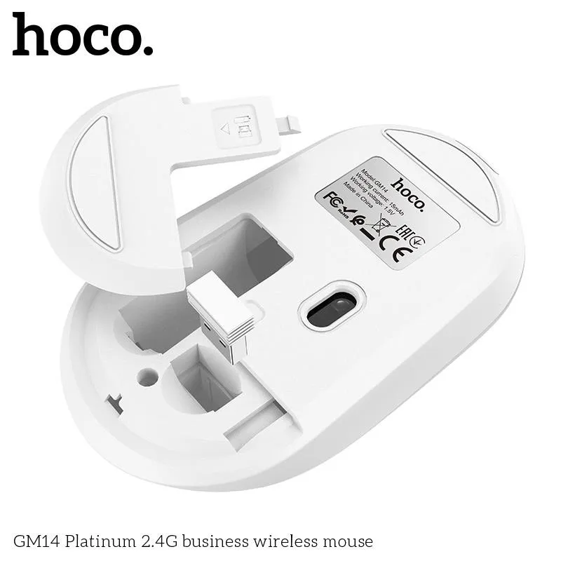Đóng gói Chuột Hoco GM14 nhỏ gọn, tiện lợi vận chuyển và bảo quản