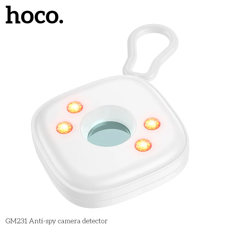 Máy Phát Hiện Camera Gián Điệp Hoco GM231 kích thước 42x42x13mm, trọng lượng nhẹ 12g