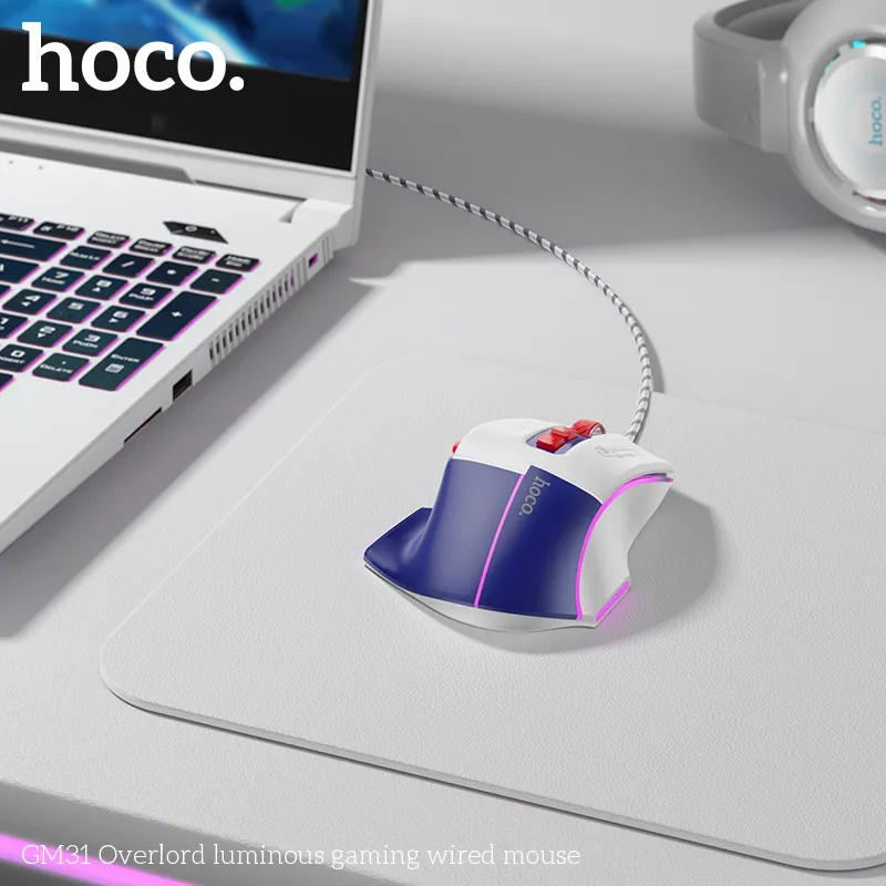 Tính năng chi tiết chuột Hoco GM31: 4 mức DPI, tuổi thọ 3 triệu nhấn
