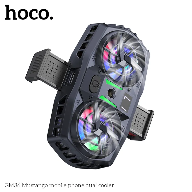 Tản Nhiệt Kép Điện Thoại Hoco GM36 Mustango chất liệu ABS hợp kim nhôm hiệu quả làm mát cao
