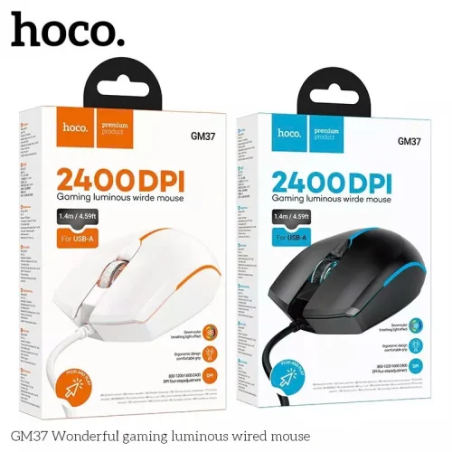 Chuột Có Dây Hoco GM37 Wonderful Gaming Luminous