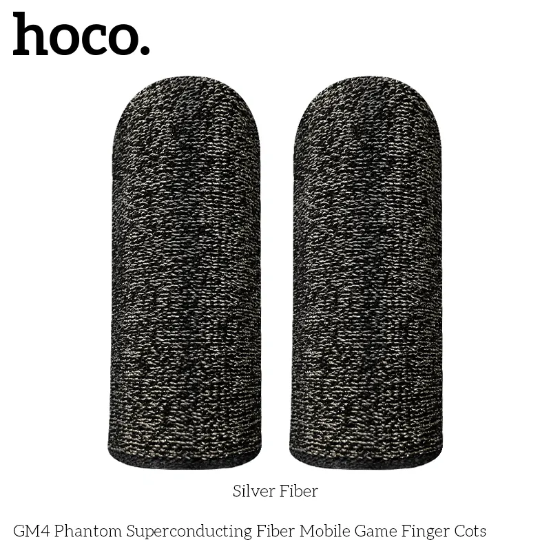 Bao Tay Chơi Game Hoco GM4 Phantom Sợi Siêu Dẫn (Bạc) thiết kế tối ưu chơi game di động