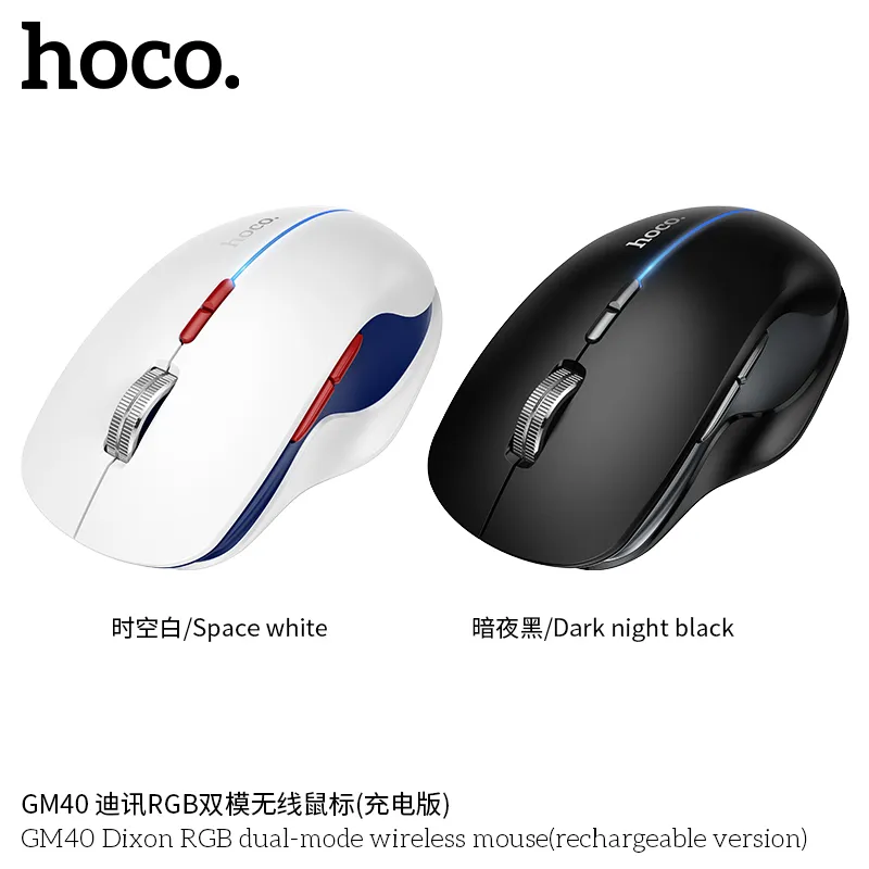 Chuột không dây Hoco GM40 với kiểu dáng ergonomic tiện lợi