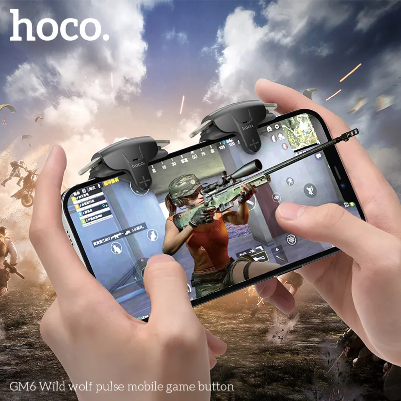 Hoco GM6 Wild Wolf Pulse công năng chơi game di động bắn súng tốc độ phản hồi nhanh chính xác không trễ