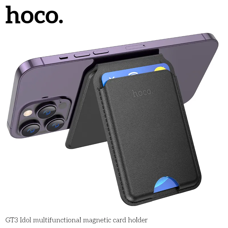 Ví đa năng Hoco GT3 Idol từ tính tính năng hạn chế rơi rớt thẻ