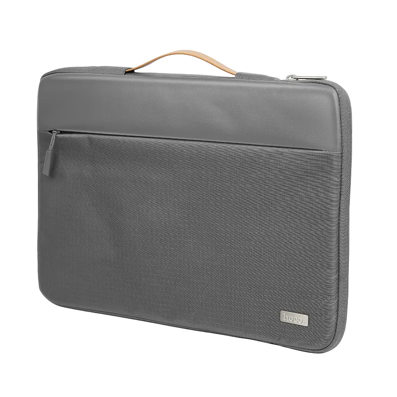 Túi Laptop Hoco GT7 Extraordinary với thiết kế tinh tế, tay cầm mềm màu cam nổi bật