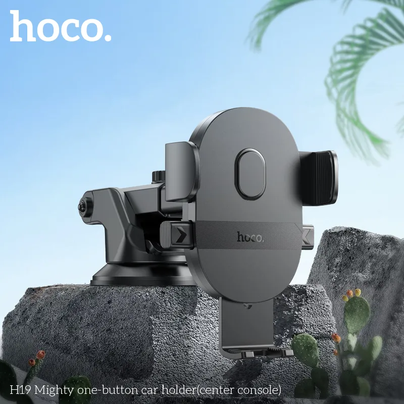 Giá Đỡ Ô Tô Hoco H19 nâng đỡ điện thoại cố định, chống rung lắc hiệu quả