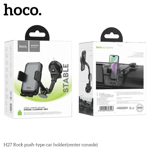 Giá Đỡ Ô Tô Hoco H27 Rock Push-type (Center Console)