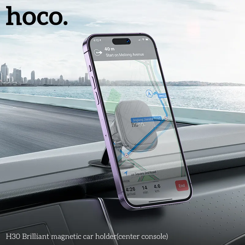Tính năng Giá Đỡ Ô Tô Hoco H30 Brilliant tương thích điện thoại từ 4.5-7 inch