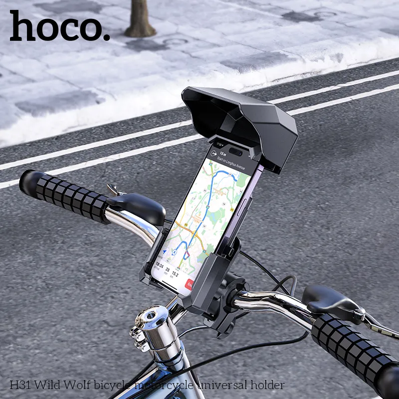 Giá Đỡ Ô Tô Hoco H31 Wild Wolf công năng đa dụng cho xe đạp, xe máy, ô tô