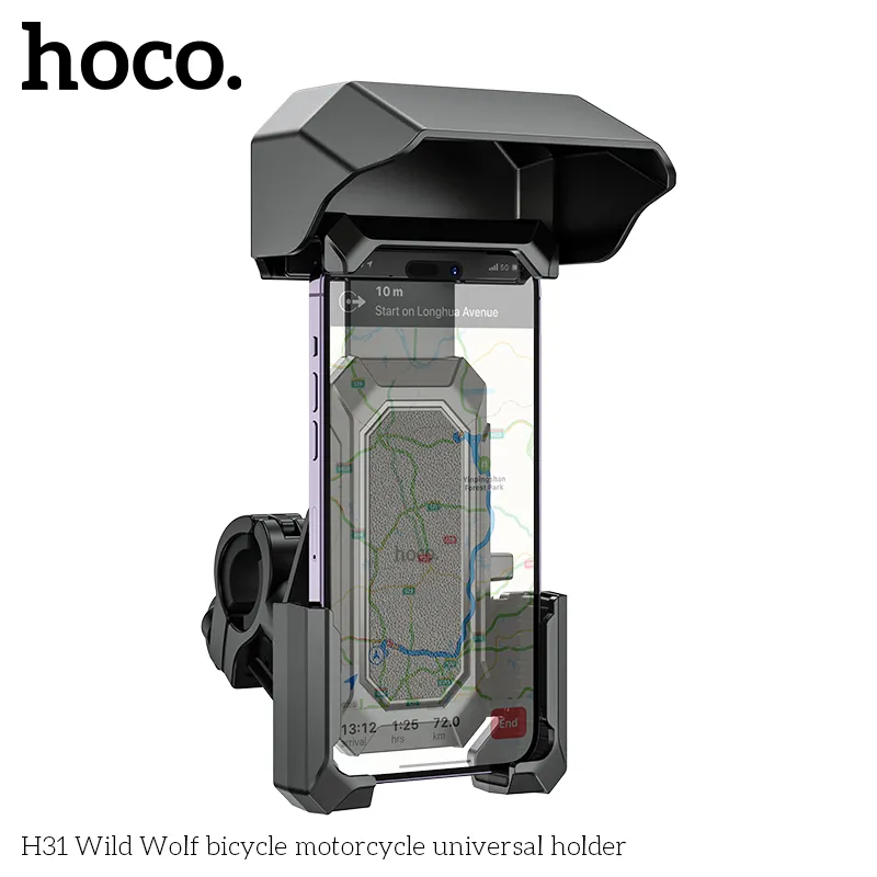 Tính năng chi tiết Giá Đỡ Ô Tô Hoco H31 Wild Wolf chống cháy nắng, phù hợp nhiều kích cỡ