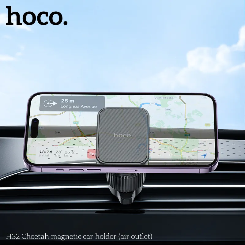 Giá Đỡ Ô Tô Hoco H32 Cheetah thiết kế nhỏ gọn, sang trọng