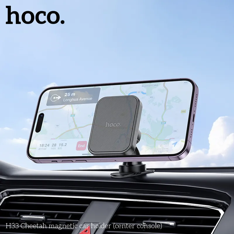 Giá Đỡ Ô Tô Hoco H33 Cheetah thiết kế nhỏ gọn đơn giản, tiện dụng cho mọi loại xe