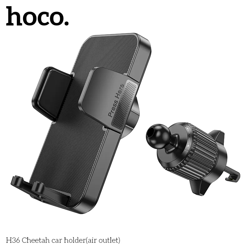 Giá đỡ ô tô Hoco H36 Cheetah thiết kế chắc chắn, tiện lợi cho cửa gió điều hòa