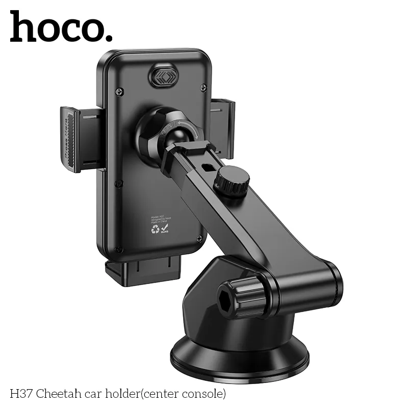 Giá Đỡ Ô Tô Hoco H37 Cheetah thiết kế tiện dụng cho bảng điều khiển trung tâm