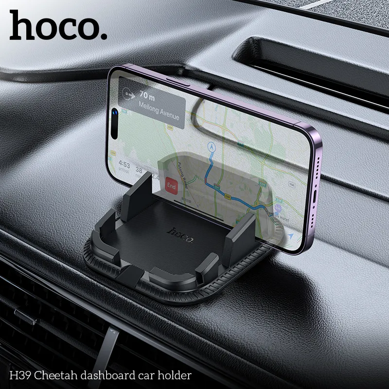 Giá Đỡ Ô Tô Hoco H39 Cheetah (Dashboard) thiết kế chắc chắn bền bỉ dễ lắp đặt