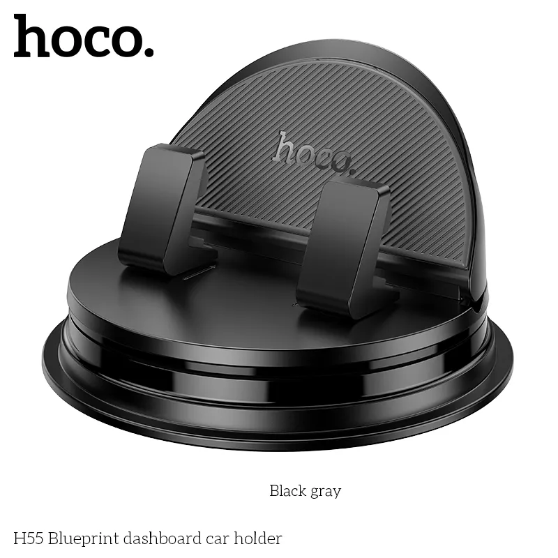 Giá Đỡ Ô Tô Hoco H55 Blueprint (Dashboard) thiết kế hiện đại, chất liệu ABS và silicon bền bỉ