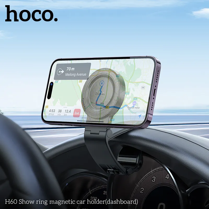 Giá Đỡ Ô Tô Hoco H60 Show Ring thương hiệu Hoco nổi tiếng, uy tín trong phụ kiện ô tô