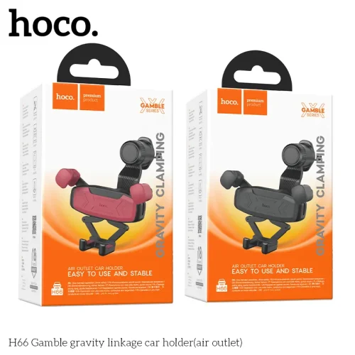 Giá Đỡ Ô Tô Hoco H66 Gamble Gravity Linkage (Air Outlet)
