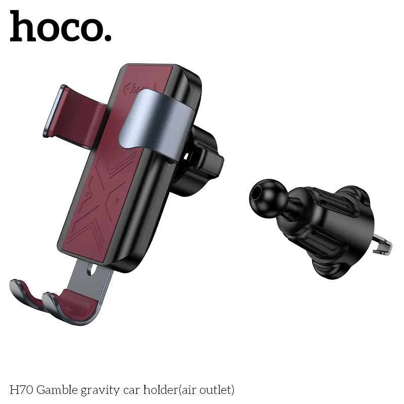 Giá Đỡ Hoco H70 với thiết kế hiện đại, nhỏ gọn, chất liệu cao cấp ABS và hợp kim nhôm