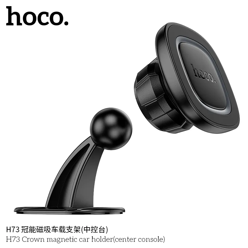 Giá Đỡ Ô Tô Hoco H73 Crown thiết kế chắc chắn cho bảng điều khiển trung tâm ô tô