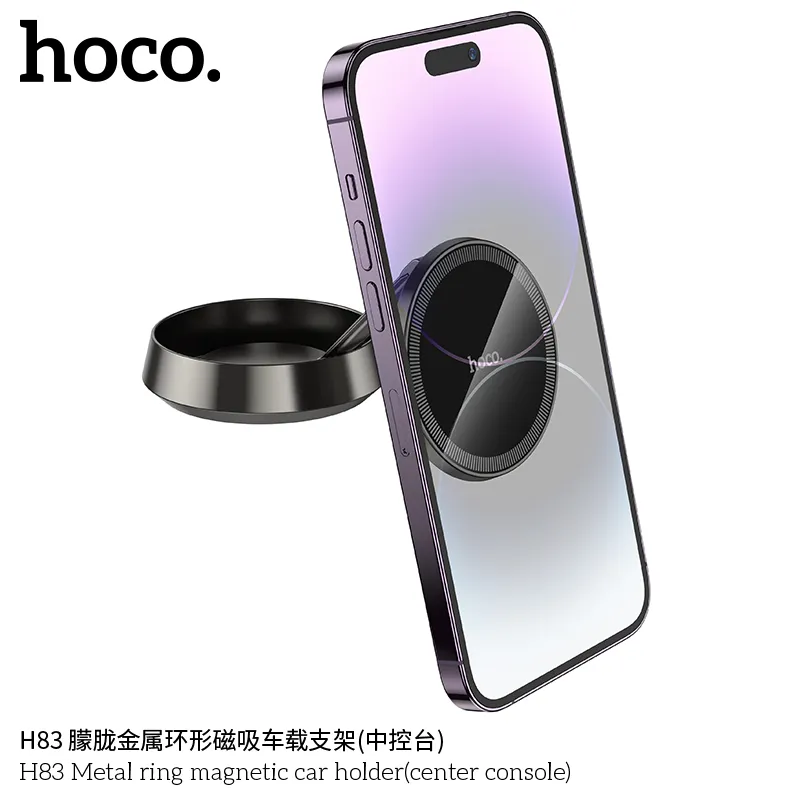 Giá Đỡ Ô Tô Hoco H83 Metal Ring mang lại trải nghiệm tiện lợi, dễ sử dụng khi lái xe