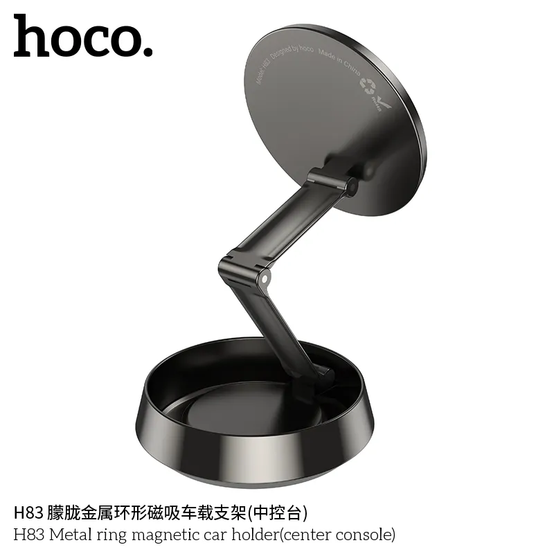 Giá Đỡ Ô Tô Hoco H83 Metal Ring đóng gói kỹ lưỡng, đầy đủ bộ phụ kiện, dễ lắp ráp