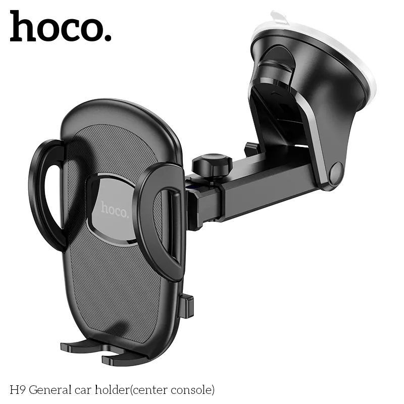 Giá Đỡ Ô Tô Hoco H9 General Center Console thiết kế chắc chắn dễ lắp đặt cho điện thoại 4.7-7 inch