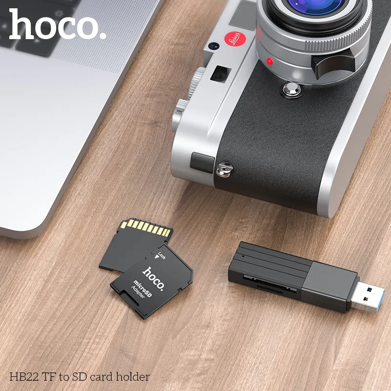 Bộ Chuyển Đổi Hoco HB22 chất liệu ABS bền bỉ và nhẹ
