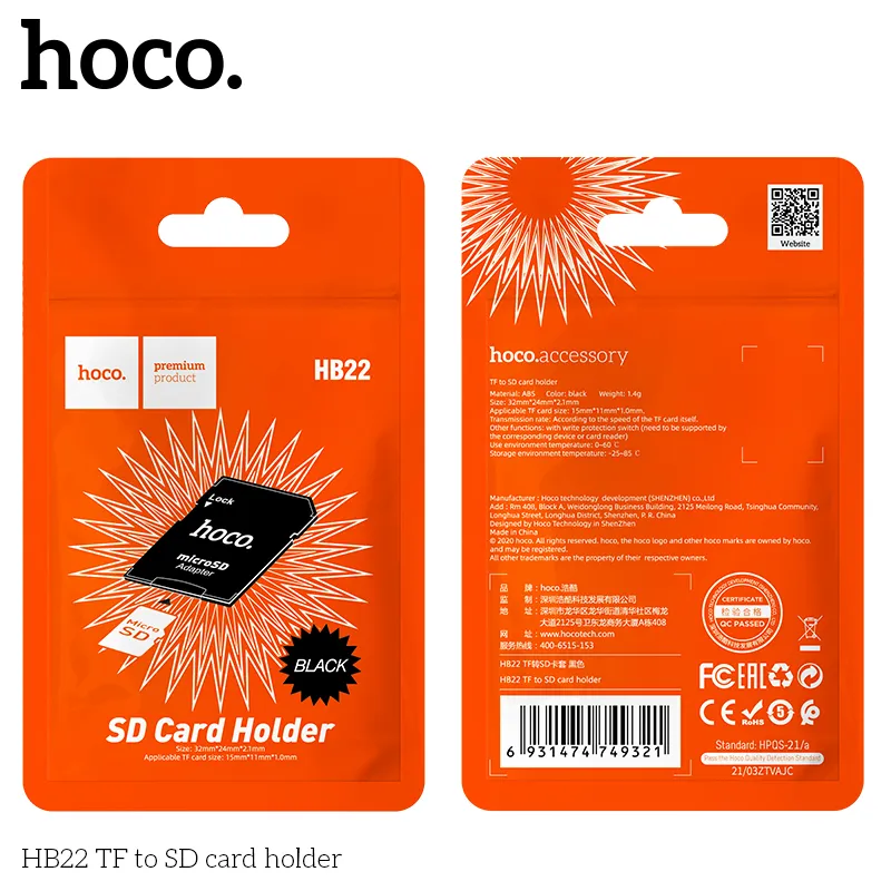 Kích thước nhỏ gọn 32x24x2.1mm tiện lợi cho mọi thiết bị